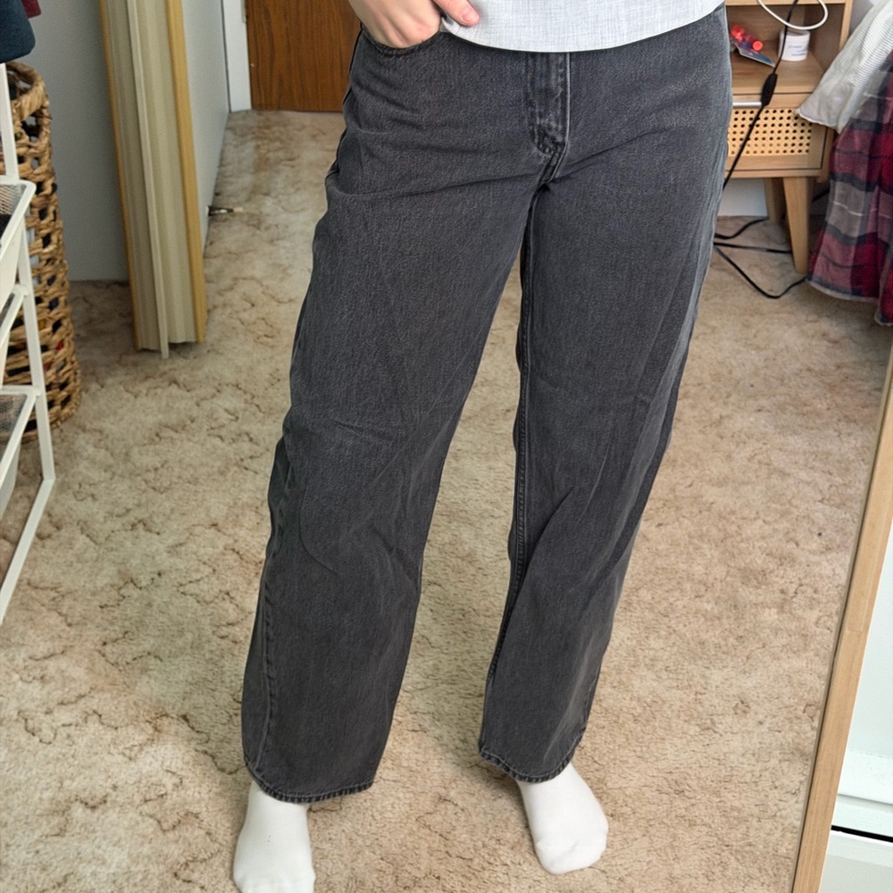 Levi's Black Straight Leg Women's Jeans